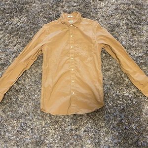 Light Brown J. Crew Button Up Shirt